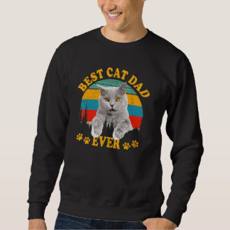 Sudadera Mejor Padre Gato Divertido De La Historia