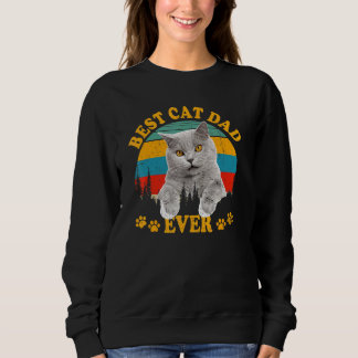 Sudadera Mejor Padre Gato Divertido De La Historia