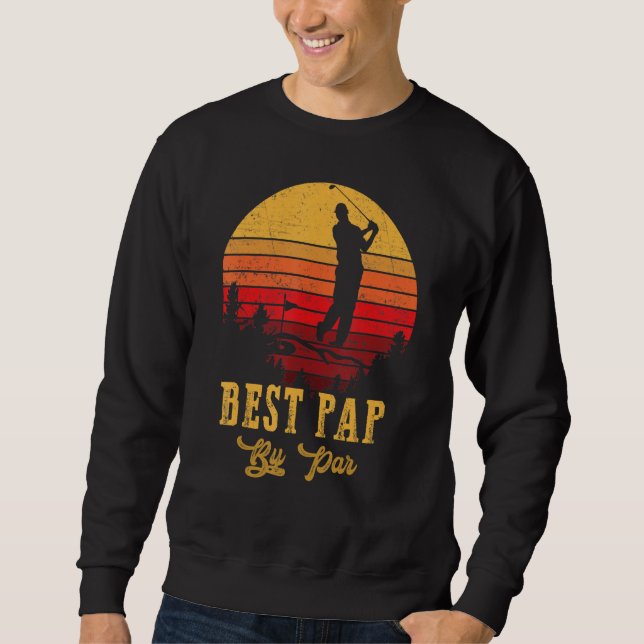 Sudadera Mejor Pap De Par Father S Day Golf Golf 1 (Anverso)