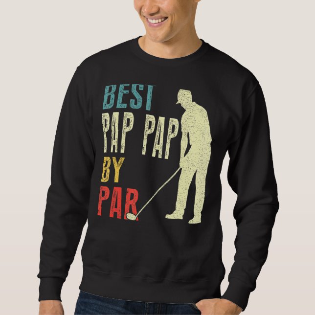 Sudadera Mejor Pap Para Hombres De Par Golf (Anverso)