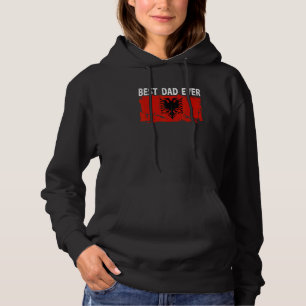 Sudadera Mejor papá albanés de todos los tiempos Día del pa