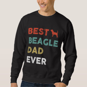 Sudadera Mejor Papá Beagle Vintage Beagle Hombres