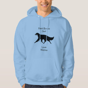 Sudadera Mejor Papá Borzoi Personalizado