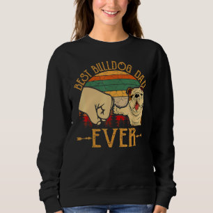 Sudadera Mejor Papá Bulldog De La Historia Del Bulldog