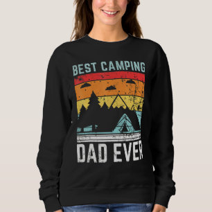 Sudadera Mejor Papa Camping De Estilo Retro Siempre 3