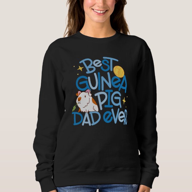 Sudadera Mejor Papá Cerdo De Guinea (Anverso)