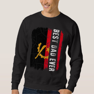 Sudadera Mejor papá de Angola que nunca padre de padre de b