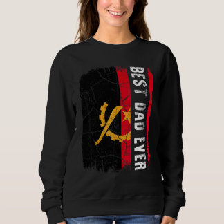Sudadera Mejor papá de Angola que nunca padre de padre de b