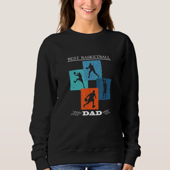 Sudadera Mejor papá de baloncesto (Anverso)