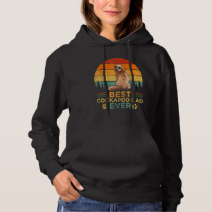 Sudadera Mejor papá de Cockapoo al mejor estilo retro del p