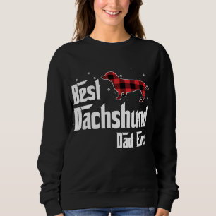 Sudadera Mejor Papá De Dachshund Que Los Navidades De La Re
