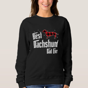 Sudadera Mejor Papá De Dachshund Que Los Navidades De La Re