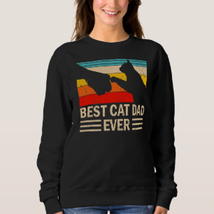 Sudadera Mejor papá de gatos de todos Papá gato vintage