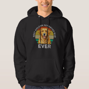 Sudadera Mejor papá de Golden Retriever de todos los tiempo