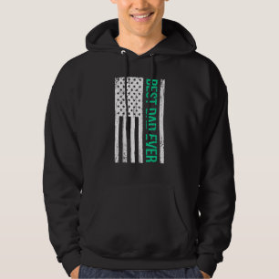 Sudadera Mejor Papá De La Historia Con Bandera Estadouniden