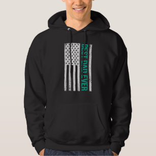 Sudadera Mejor Papá De La Historia Con Bandera Estadouniden