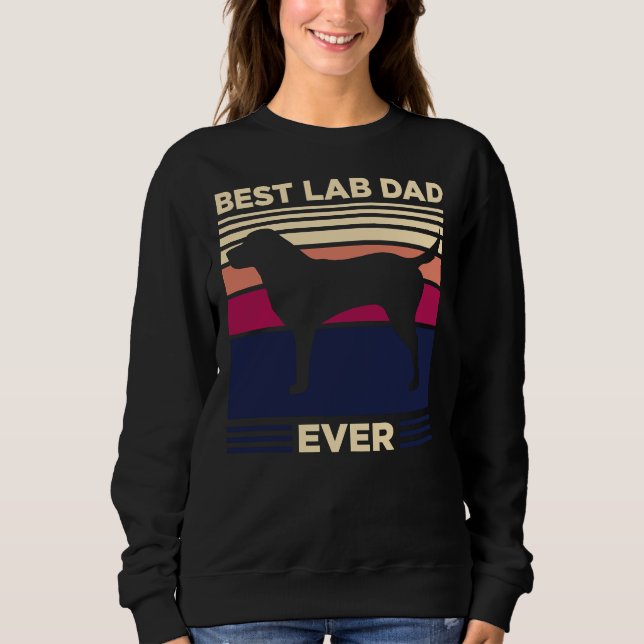 Sudadera Mejor Papá De Laboratorio (Anverso)