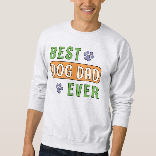 Sudadera Mejor papá de perro de todos (Anverso)
