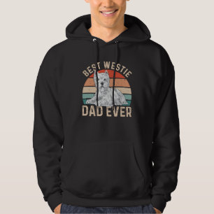 Sudadera Mejor papá de Westie del mundo Papá de perro West