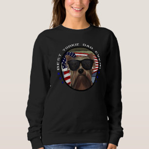 Sudadera Mejor papá de Yorkie Orgulloso papá de Yorkshire