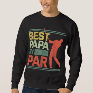 Sudadera Mejor Papa Del Par Golf Putter Golfer Birdie Padre