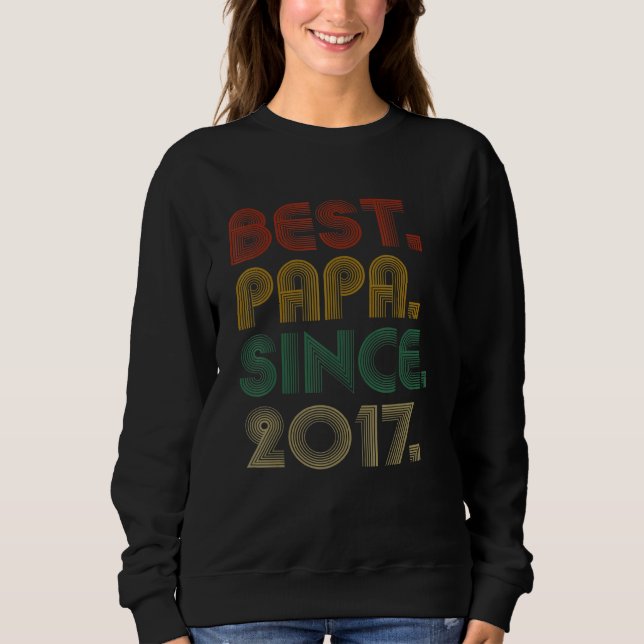 Sudadera Mejor Papa desde el Día del Padre 2017 (Anverso)