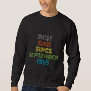 Sudadera Mejor Papá Desde Septiembre 1955 Regalo Cool