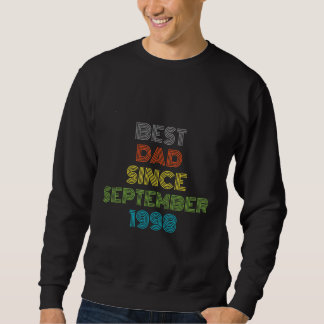 Sudadera Mejor Papá Desde Septiembre 1998 Regalo Genial