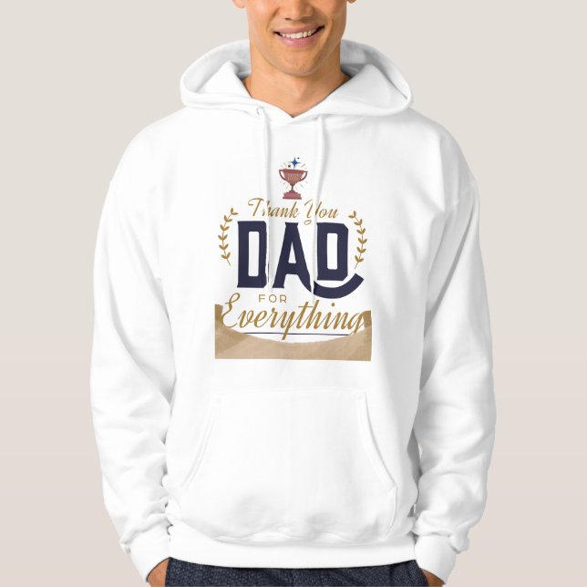 Sudadera Mejor Papá – Diseño de Agradecimiento (Anverso)