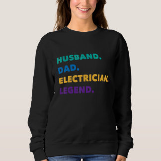 Sudadera Mejor Papá Electricista Ingeniero Eléctrico Día de