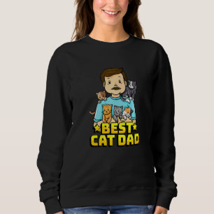 Sudadera Mejor Papá Gato
