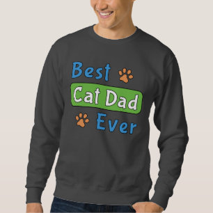 Sudadera Mejor papá gato de todos los tiempos