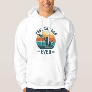Sudadera Mejor Papá Gato de Todos los Tiempos Diseño de Cam