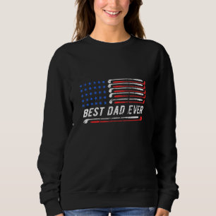 Sudadera Mejor Papá Golf Que Nunca Padres Día Bandera Estad
