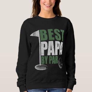 Sudadera Mejor Papá Gracioso Del Día Del Padre Par Golf Dad