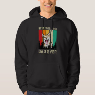 Sudadera Mejor Papa Inu de Shiba jamás Padre Perro Paw Dad