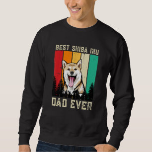 Sudadera Mejor Papa Inu de Shiba jamás Padre Perro Paw Dad