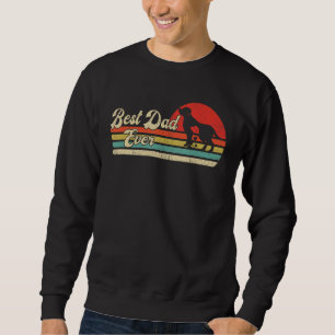 Sudadera Mejor Papa jamás viejo perro viejo retro