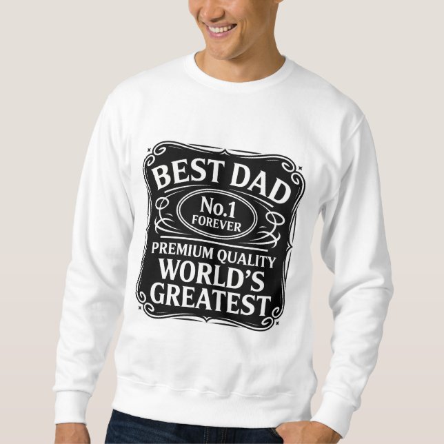 Sudadera Mejor Papá Nunca (Anverso)