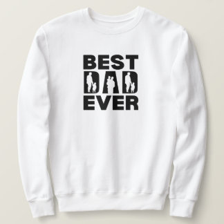 Sudadera Mejor Papá Nunca Niño Silhouette