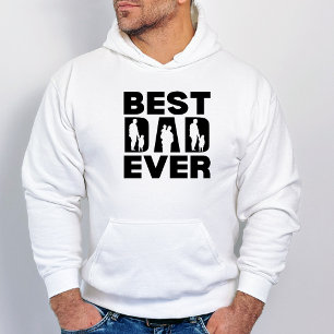 Sudadera Mejor Papá Nunca Niño Silhouette