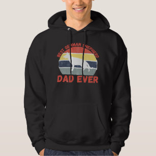 Sudadera Mejor papá Pastor Alemán de todos los tiempos cita