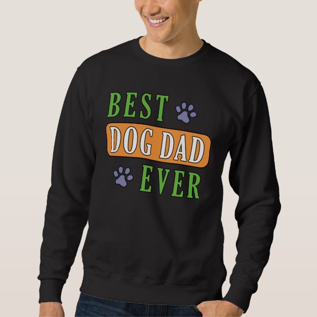 Sudadera Mejor Papá Perro (Anverso)