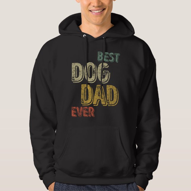 Sudadera Mejor Papá Perro Amor Animal Divertido Perro Amant (Anverso)