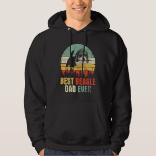 Sudadera Mejor Papá Perro Beagle de Todos los Tiempos Día F