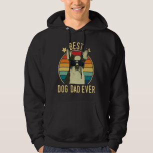Sudadera Mejor Papá Perro del Día del Padre Terrible de Bos