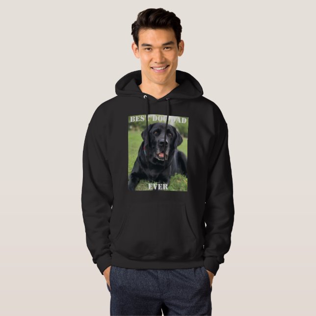 Sudadera Mejor Papá Perro Foto Perro Regalos Divertidos Mas (Anverso completo)