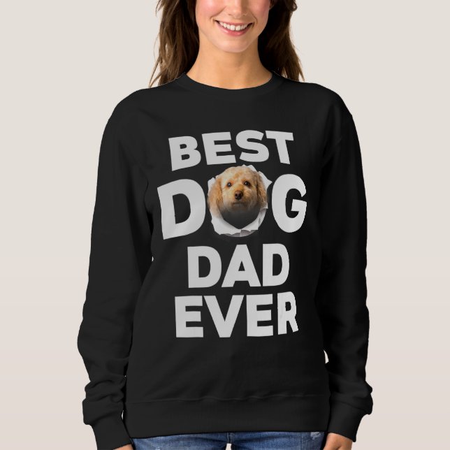 Sudadera Mejor Papá Perro Nunca Cavapoo (Anverso)