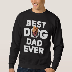 Sudadera Mejor Papá Perro Nunca Pitbull