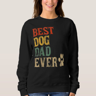 Sudadera Mejor Papá Perro Perro Vintage Papi Retro Doggy Fa